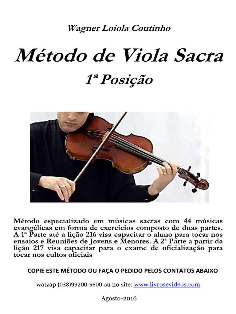 Metodo Sacro Viola 1 Posição | PDF