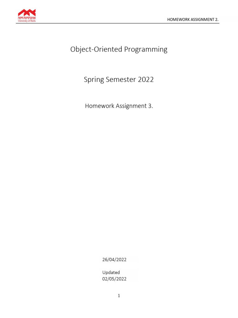 C++ Object-Oriented Programming Homework | PDF | Systems Architecture ...