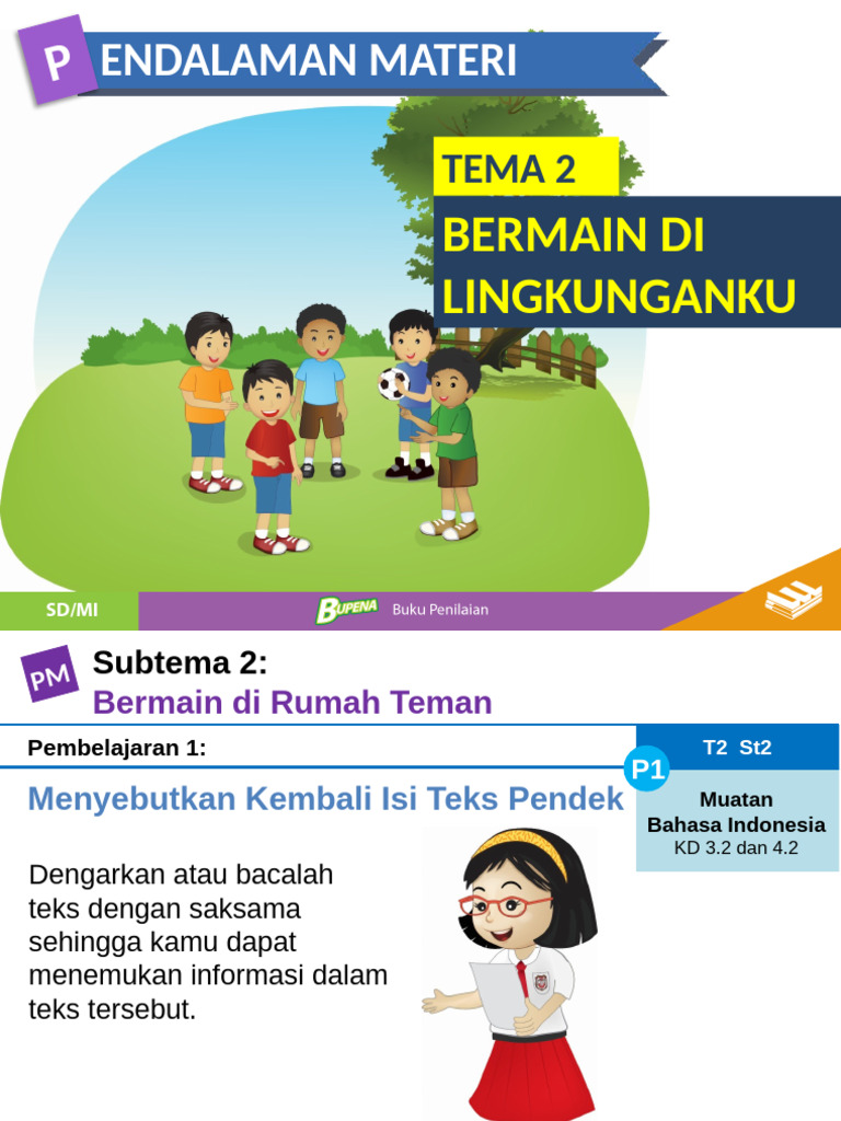 Media Mengajar Tema 2 Subtema 2 | PDF | Seni & Disiplin Bahasa