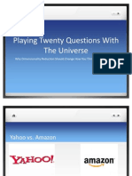 Playing Twenty Questions With The Universe