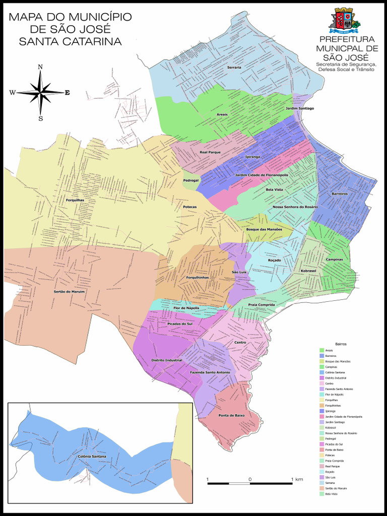 Mapa Sao Jose SC | PDF