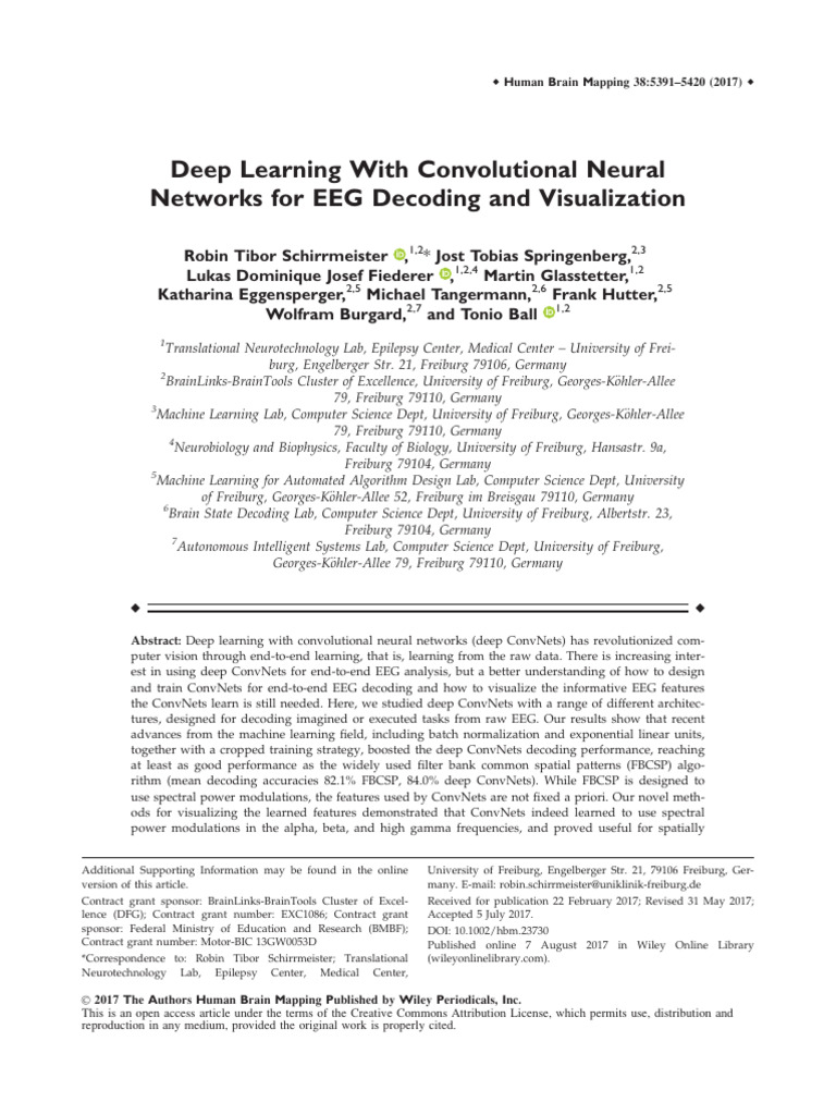 2017 - Deep Learning With Convolutional Neural Networks For EEG ...