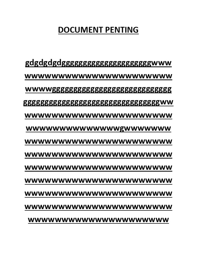 Document Penting | PDF