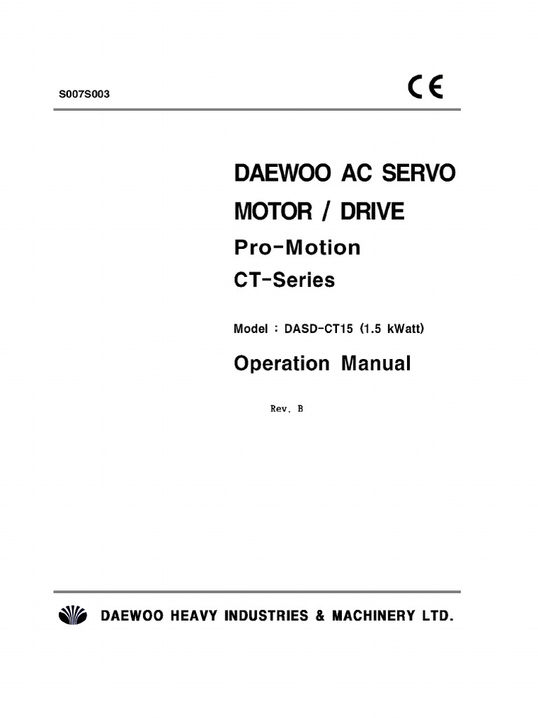 Daewoo Manuals 1010 | PDF
