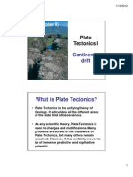 Jan 16 Plate Tectonics I [Compatibility Mode]