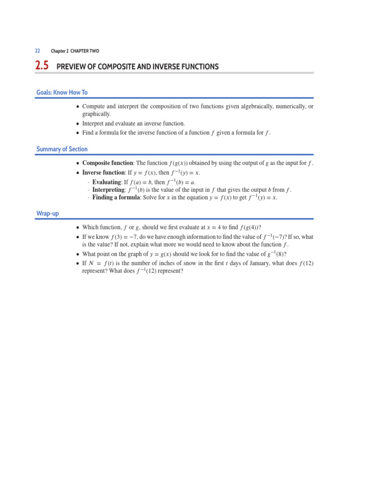 Active Learning Sheet Section 2.5 | PDF | Function (Mathematics ...
