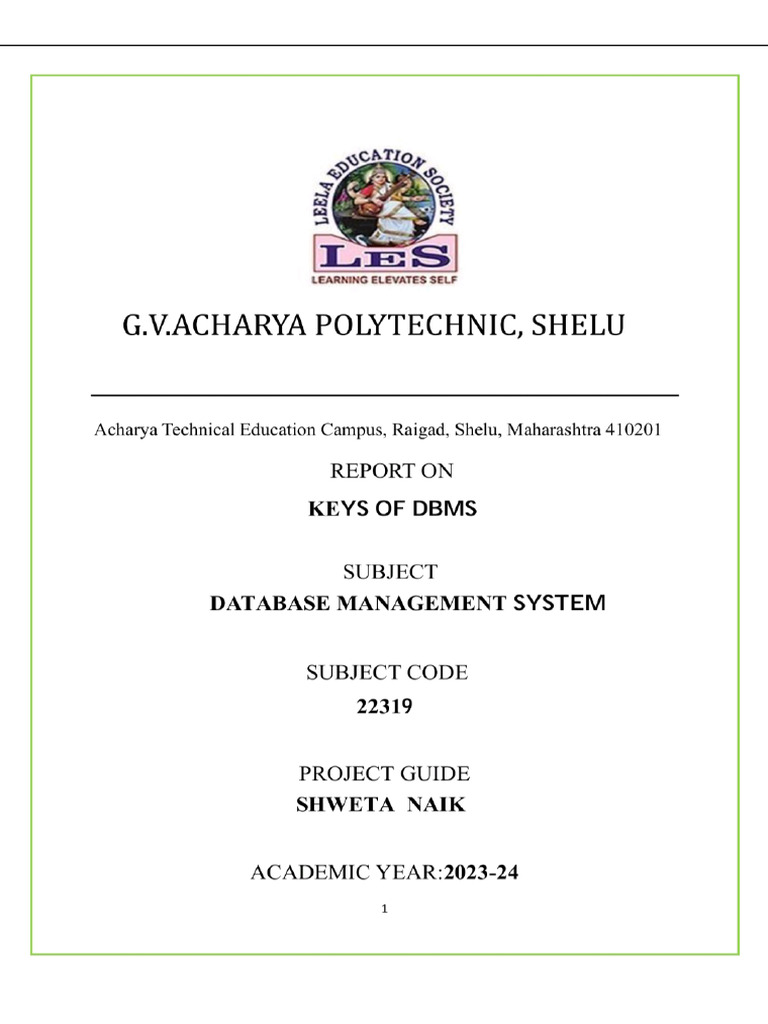 DMS Project | PDF