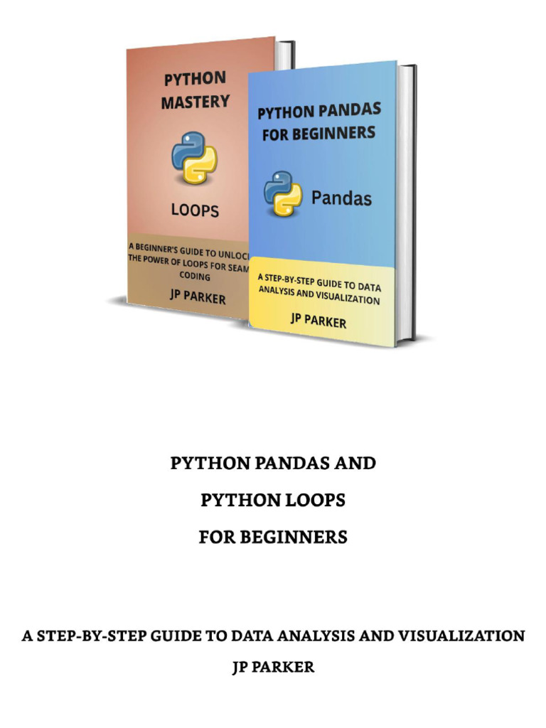 Python pandas and python loops for beginners pdf