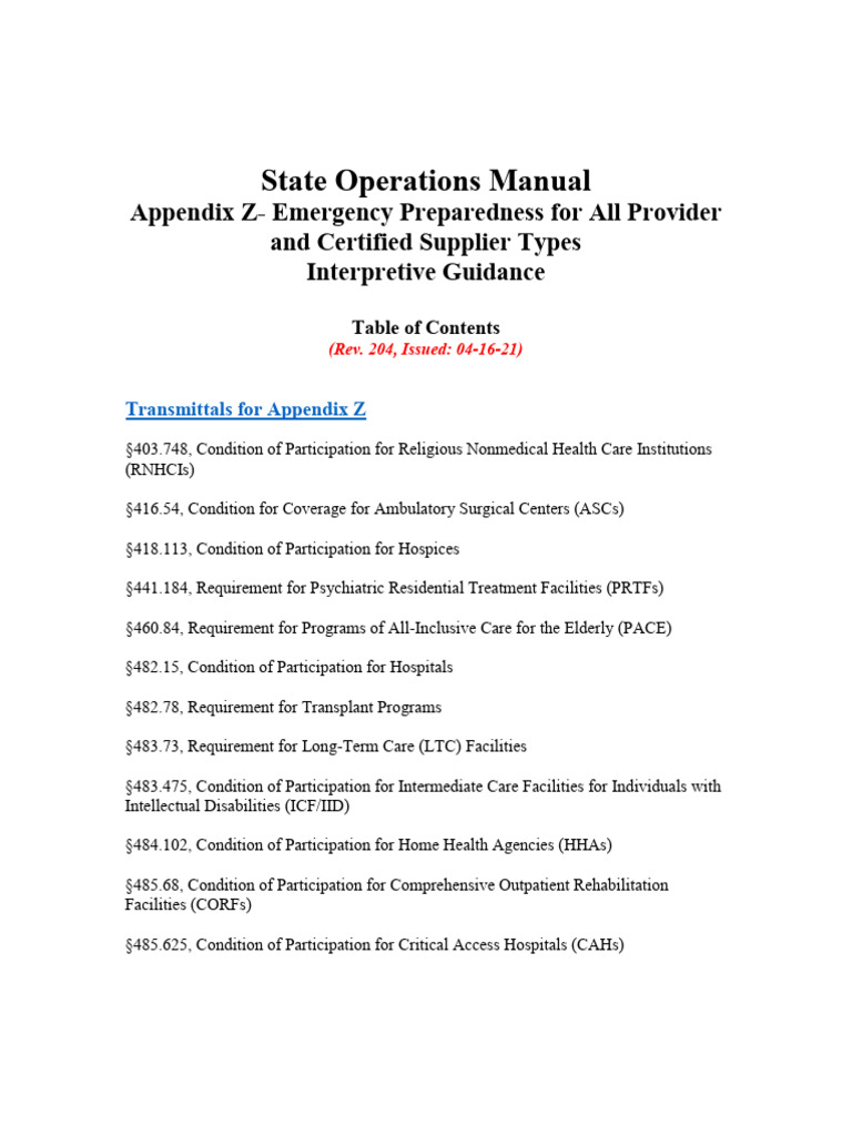 CMS Emergency Preparedness Lnha | PDF | Emergency Management | Risk ...