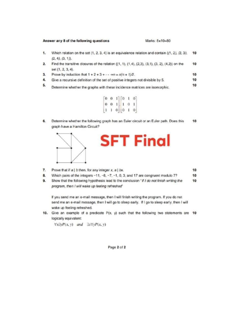 SFT Final 2 | PDF | Language Arts & Discipline