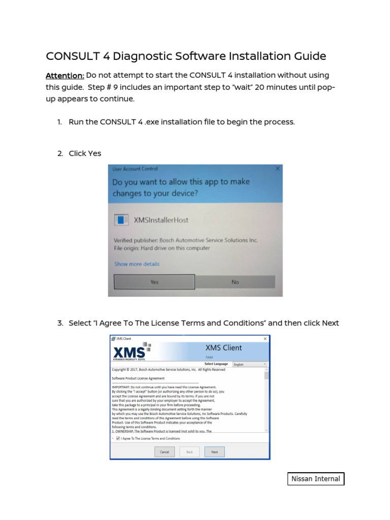 Nissan CONSULT 4 Installation Guide | PDF | Icon (Computing) | Computer ...
