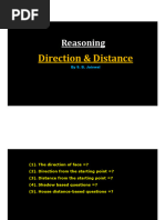Top 50 Direction Sense Questions | PDF | Units Of Measurement | Length