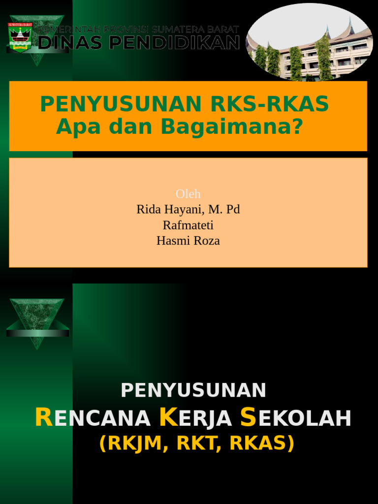 Panduan Penyusunan RKS Sekolah | PDF