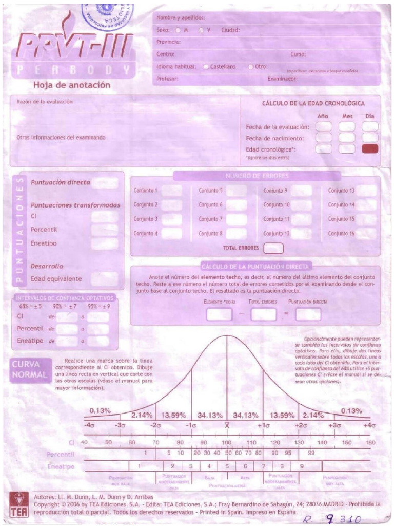 Hojas de Rpta PEABODY | PDF