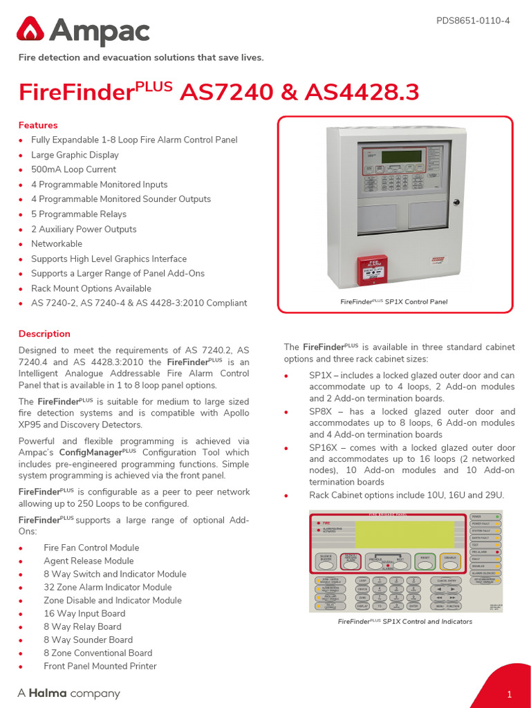 FireFinderPLUS Control Panel Overview | PDF | Power Supply | Battery ...