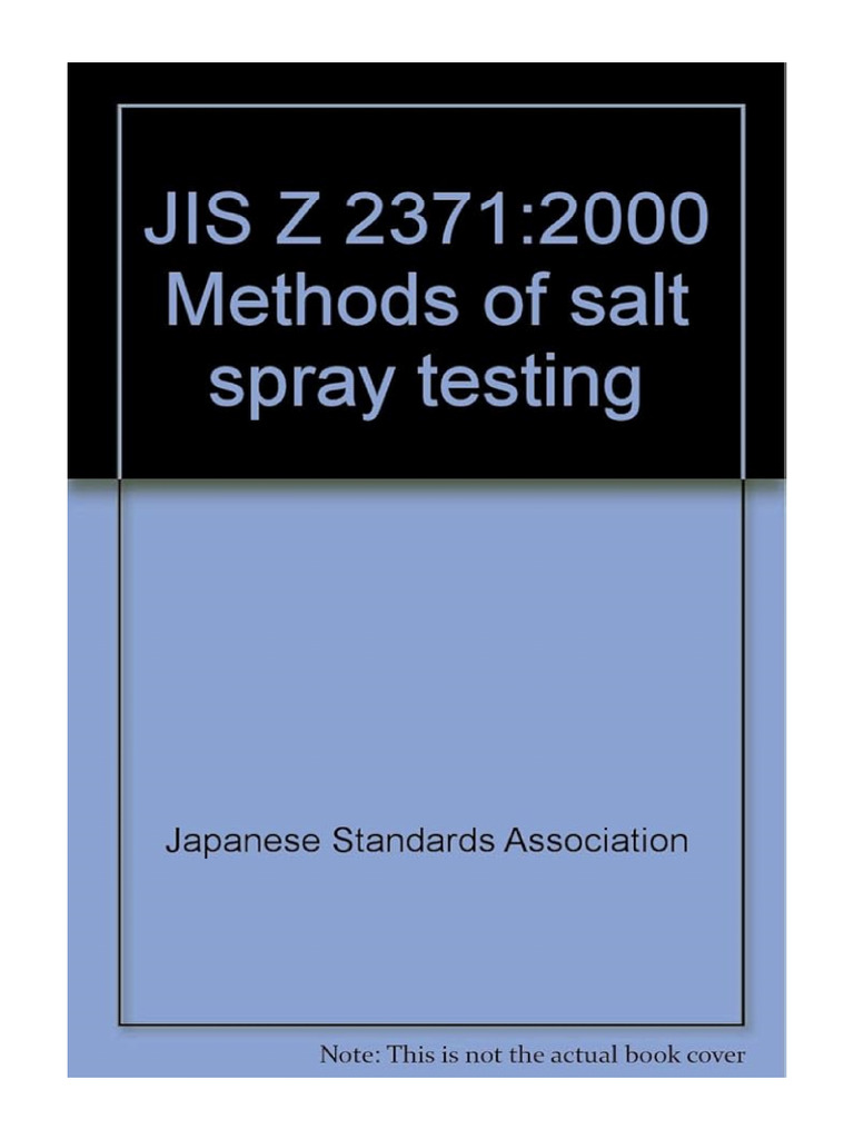 Salt Spray Testing | PDF