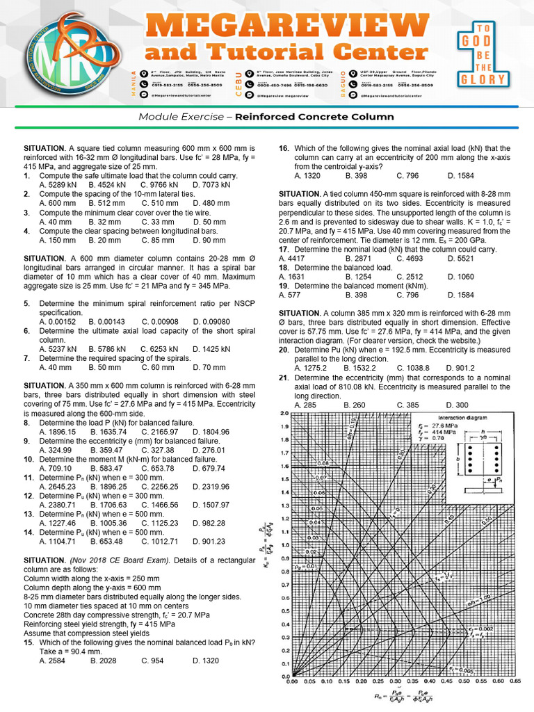 Safe Load and Tie Spacing for Columns | PDF | Column | Civil Engineering