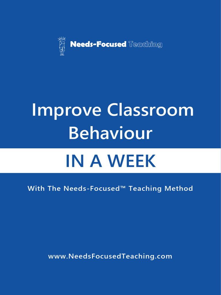 Improve Classroom Behaviour in A Week | PDF | Teachers | Classroom ...