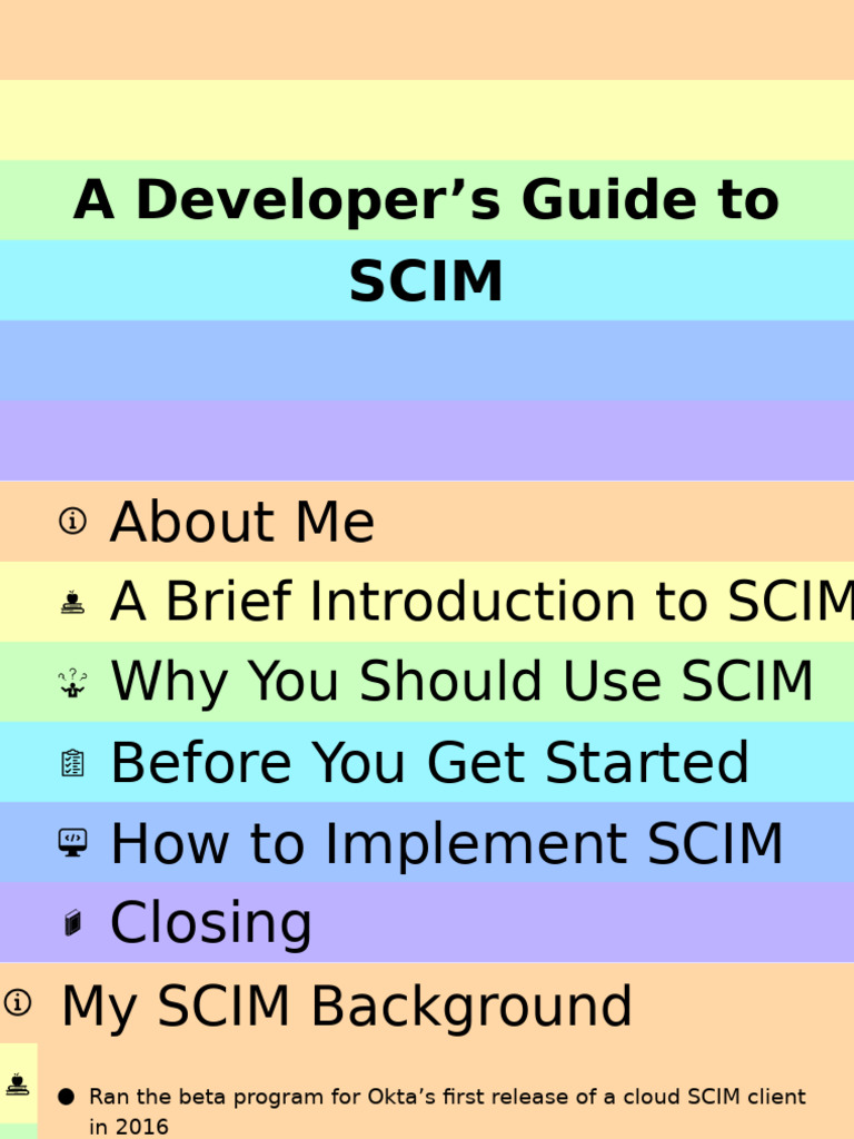 A Developer's Guide To SCIM | PDF | Computing | Information Technology ...