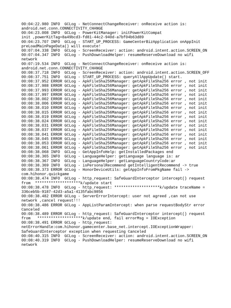 Android Connectivity Change Log | PDF | Hypertext Transfer Protocol ...
