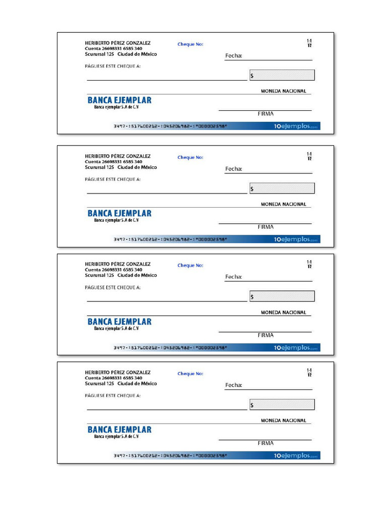 CHEQUES | PDF
