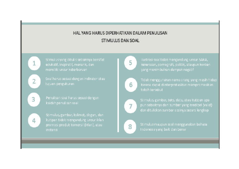 Penyusunan Stimulus | PDF