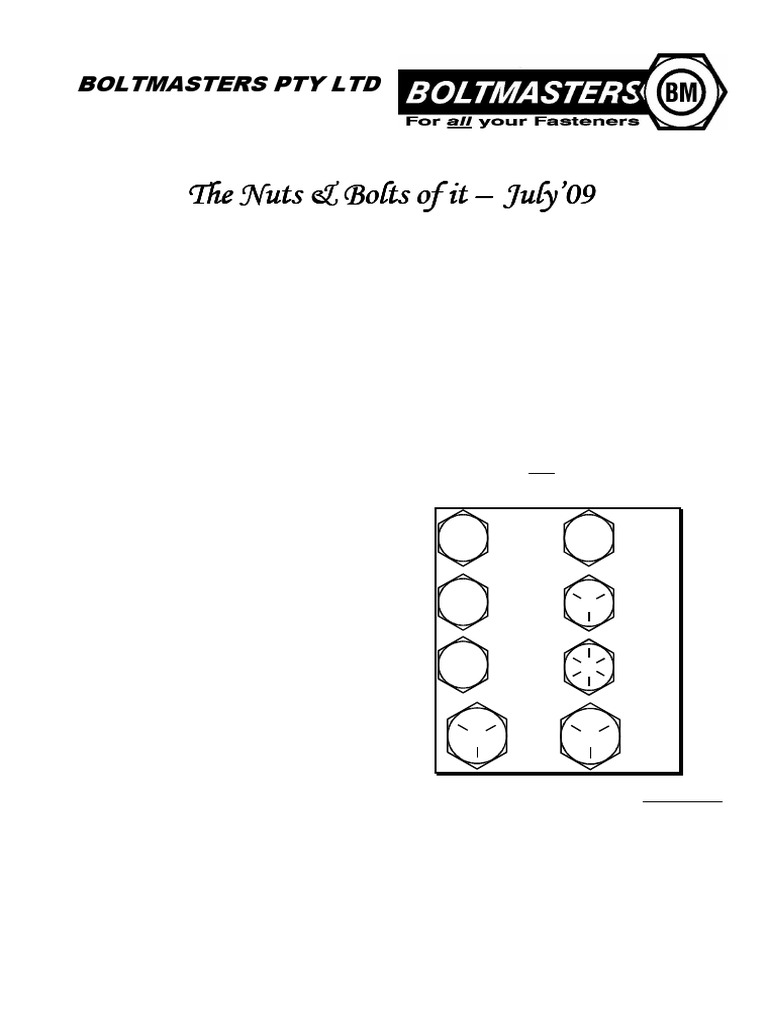 Understanding Bolt Classes and Grades | PDF | Screw