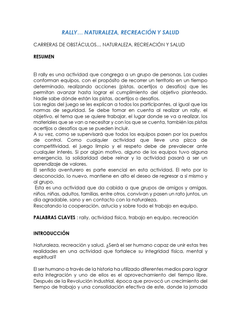 Rally Pdf