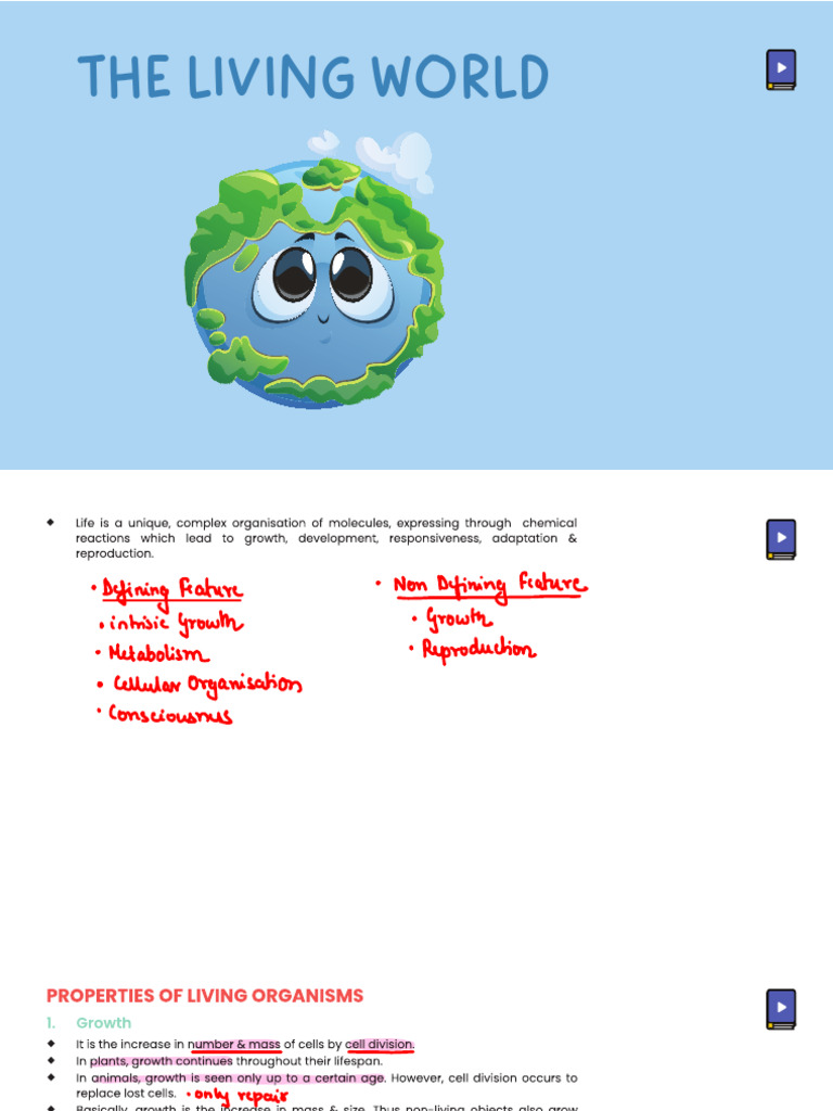 Key Concepts of Living Organisms | PDF | Biochemistry | Chemistry