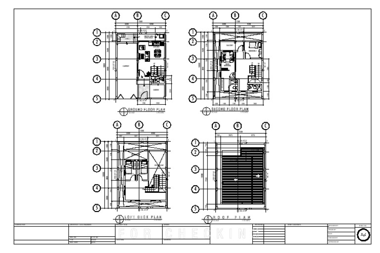 Ground Floor and Loft Deck Plans | PDF | Tourist Attractions ...