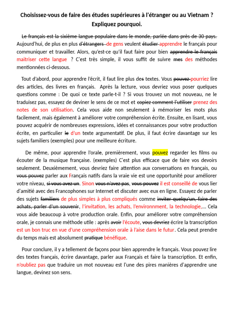 Méthodes efficaces pour apprendre le français | PDF | Langue française