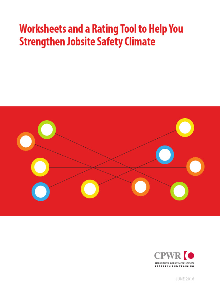 Safety Climate Workbook and SCAT 092116 | PDF | Safety | Leadership