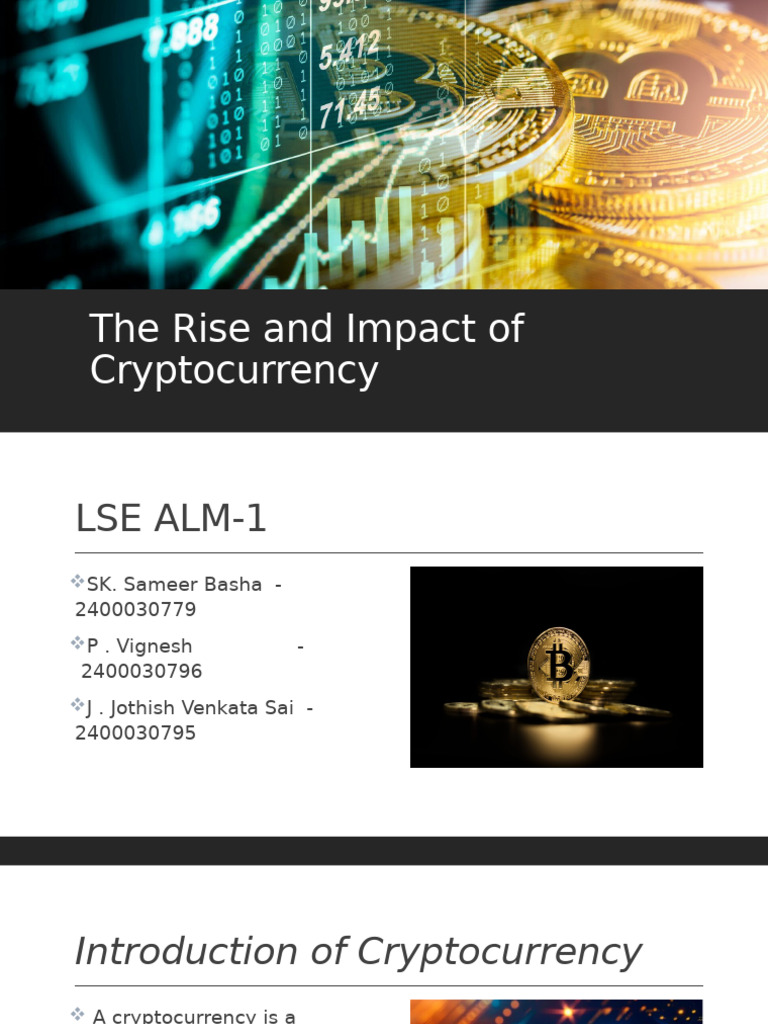 The Rise and Impact of Cryptocurrency | PDF | Cryptocurrency | Bitcoin