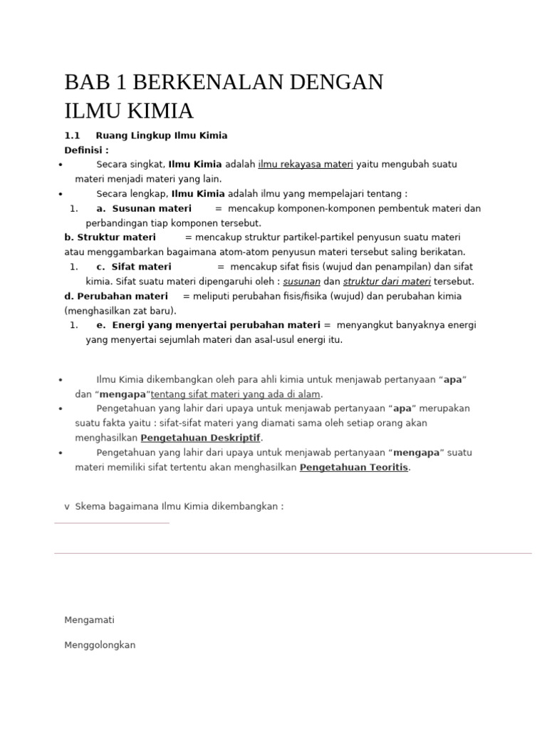 Bab 1 Berkenalan Dengan Ilmu | PDF | Sains & Matematika | Teknologi ...