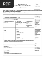 Form Visa Dan Perdim 11 | PDF