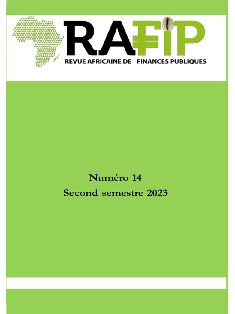 Finances publiques en Afrique 2023 | PDF | Risque | Dette publique