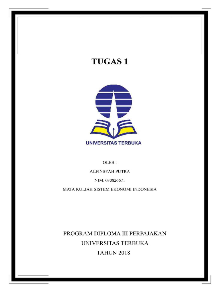 Cover Tugas | PDF
