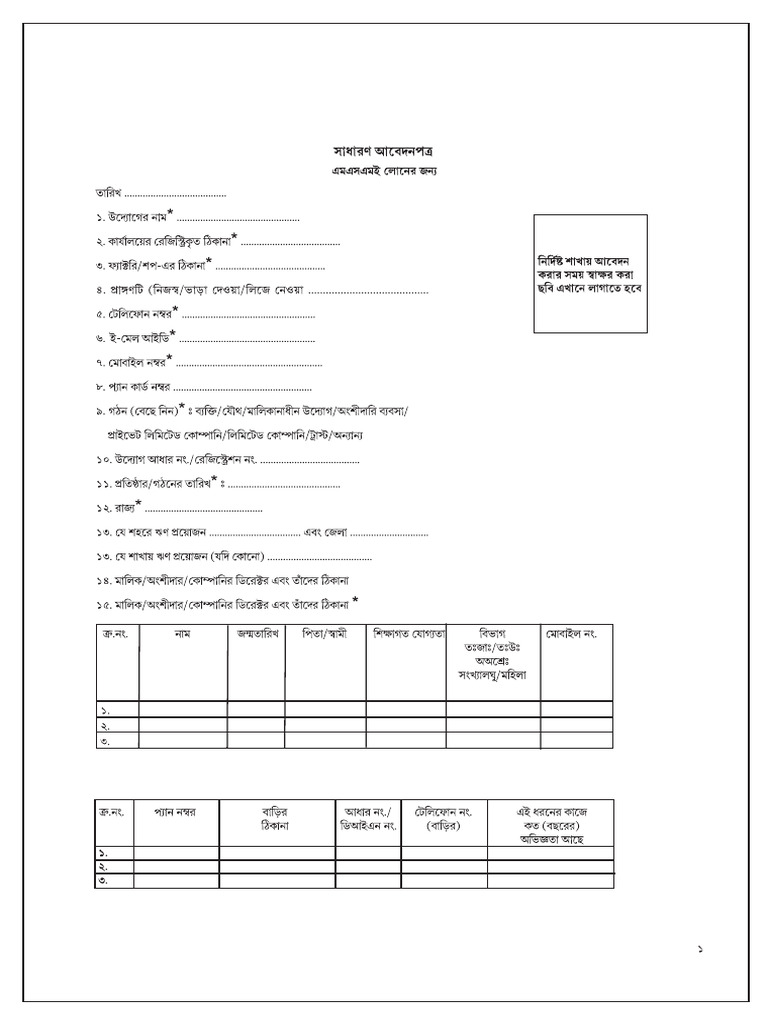 Application Simplified MSME - FINAL | PDF
