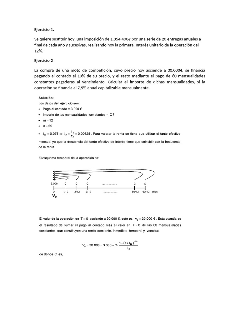 Ejercicios de Finanzas Personales y Ahorro | PDF | Finanzas y dinero ...