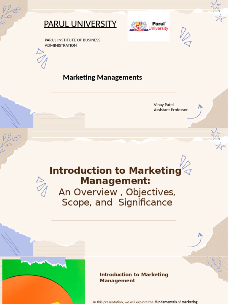 Marketing Managements Sem 1 Unit 1 Pdf Marketing Marketing Strategy