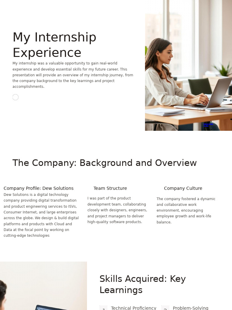 My Internship Experience PDF | PDF | Computer Programming | Computing