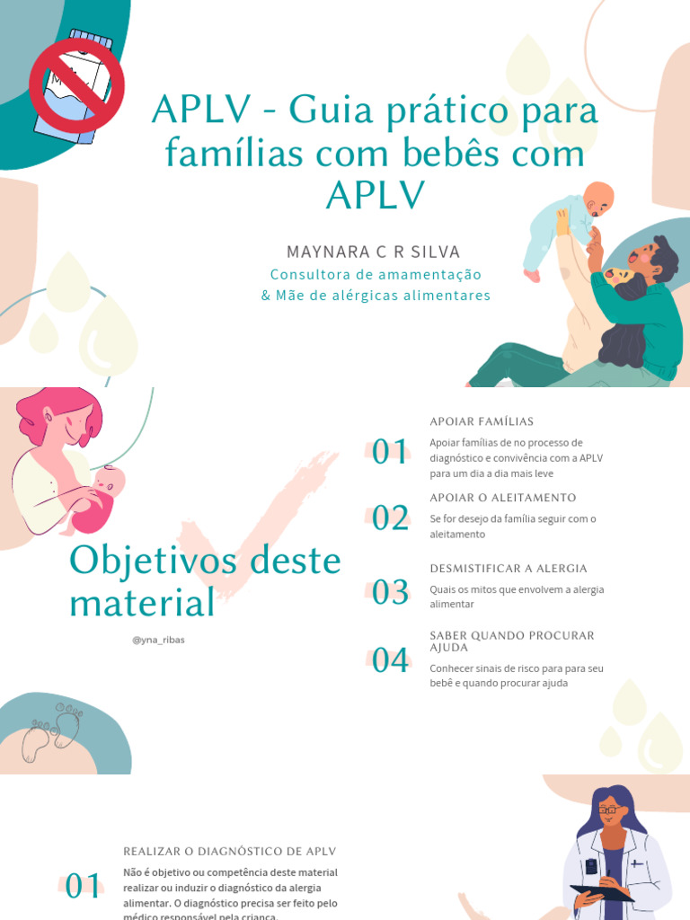 Guia para Famílias com Bebês APLV | PDF | Amamentação | Leite