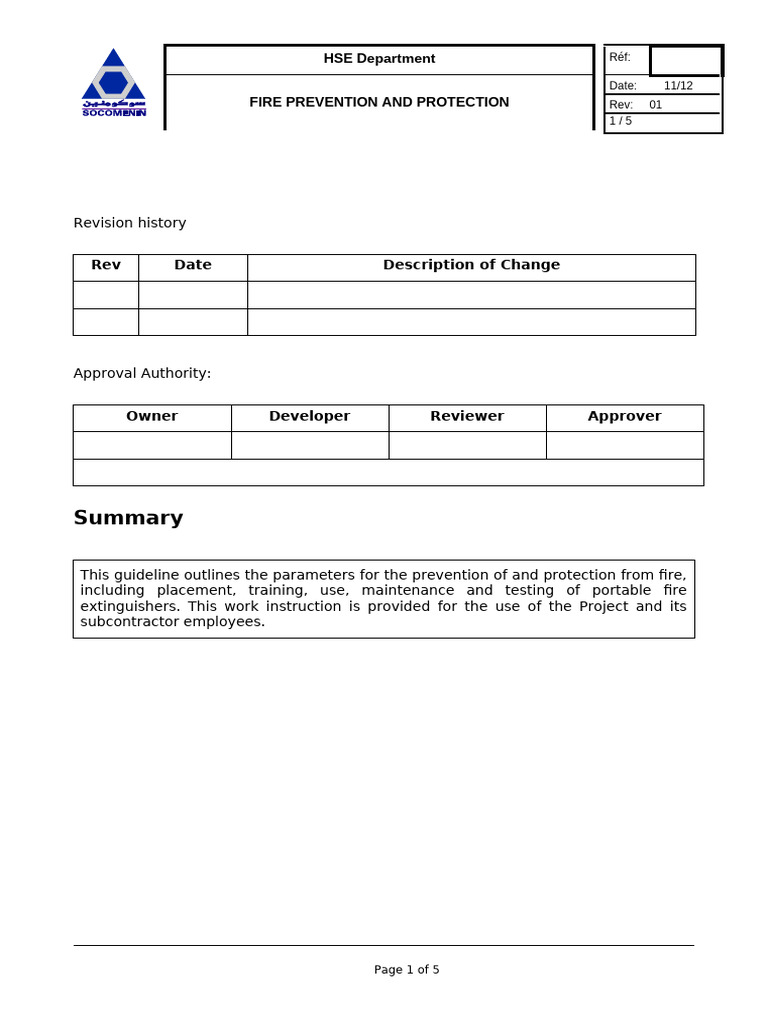 Fire Prevention & Protection | PDF | Combustion | Fires