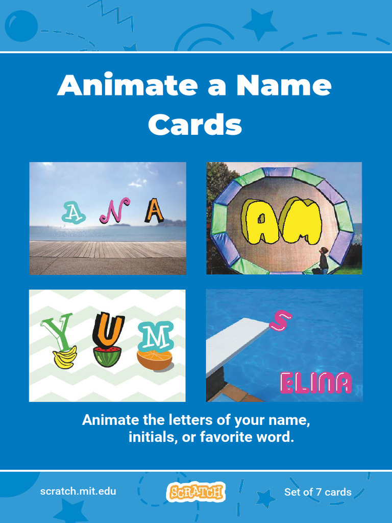Fun Letter Animations for Kids | PDF | Scratch (Programming Language ...