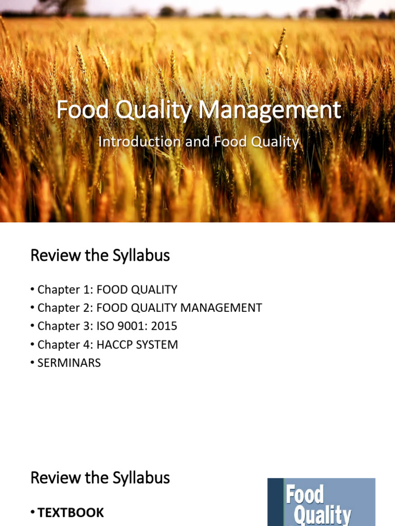 Food Quality & Safety Guide | PDF | Foods | Carbohydrates