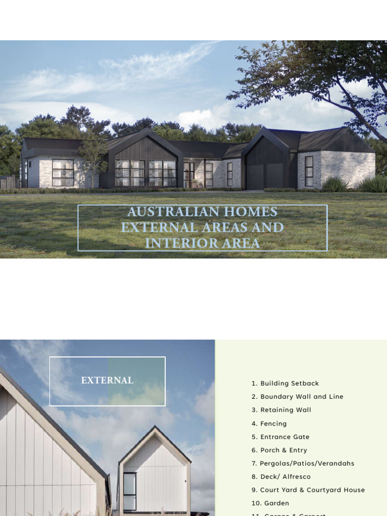 Australian Home Design Guide | PDF | Courtyard | Architectural Elements