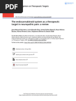 The Endocannabinoid System As A Therapeutic Target in Neuropathic Pain A Review