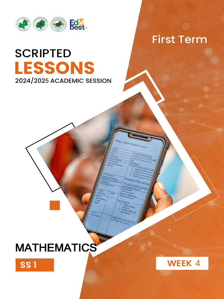 Mathematics Ss 1 1st Term Week 4 | PDF | Teaching Method | Teachers