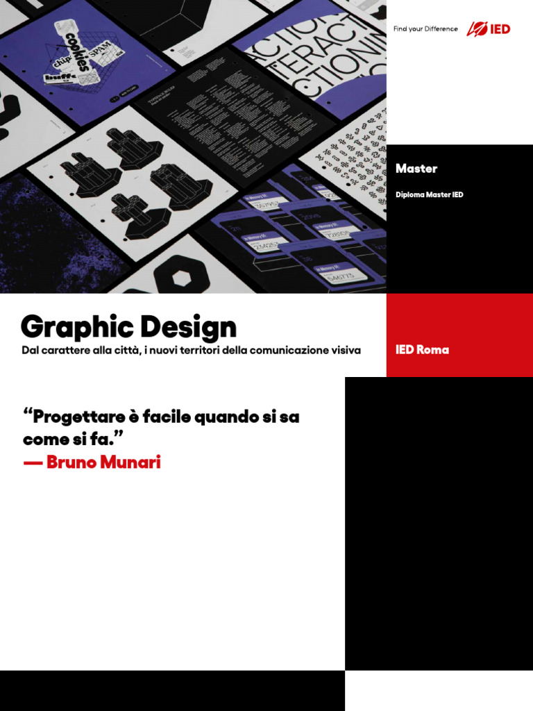 IED Roma Master Graphic Design | PDF