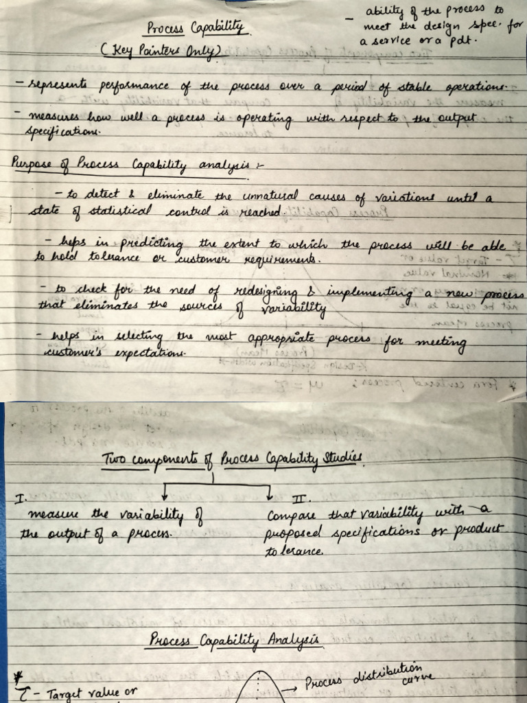 Capability Analysis Overview Pdf